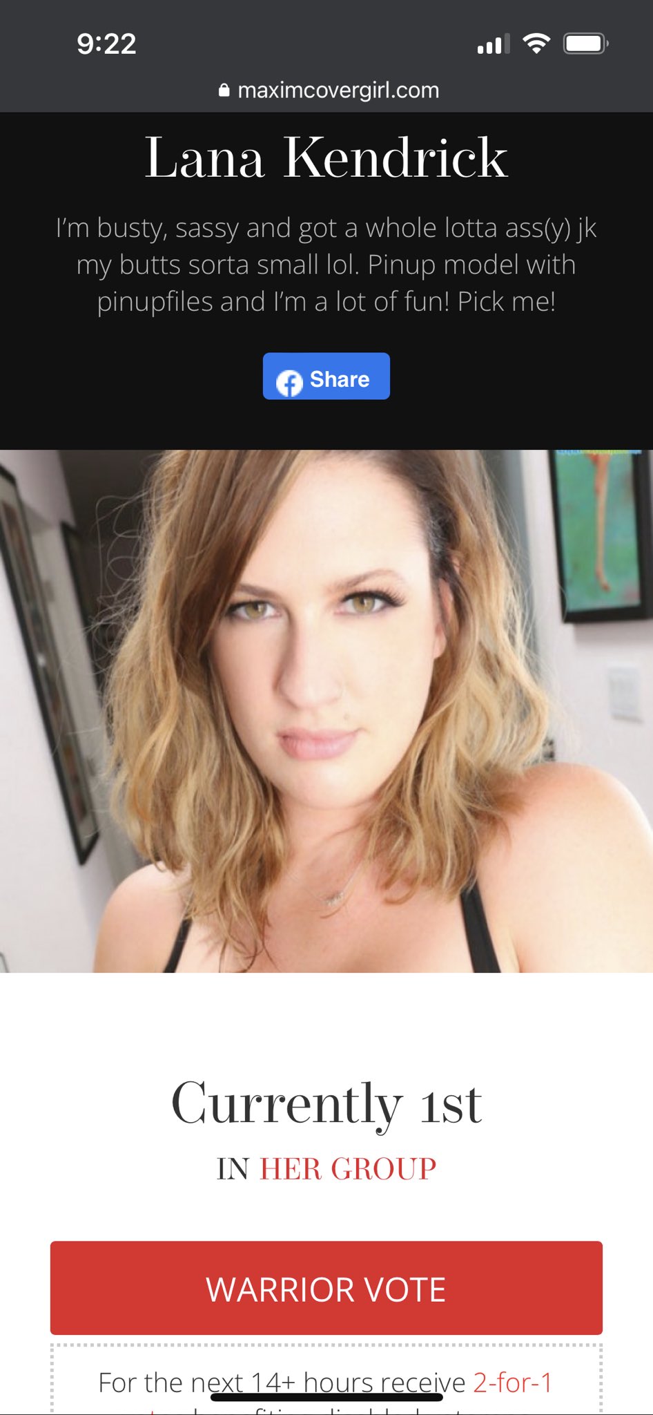 TW Pornstars - Lana Kendrick. Twitter. Did you vote today? #