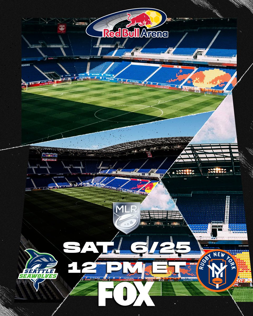 ANNOUNCED: <a href="/rugbynewyork/">Rugby New York</a> will host <a href="/SeawolvesRugby/">Seattle Seawolves Rugby</a> in the 2022 MLR Championship Final this Saturday at Red Bull Arena in Harrison, NJ. 

🎟 Tickets go on sale today at 12pm ET