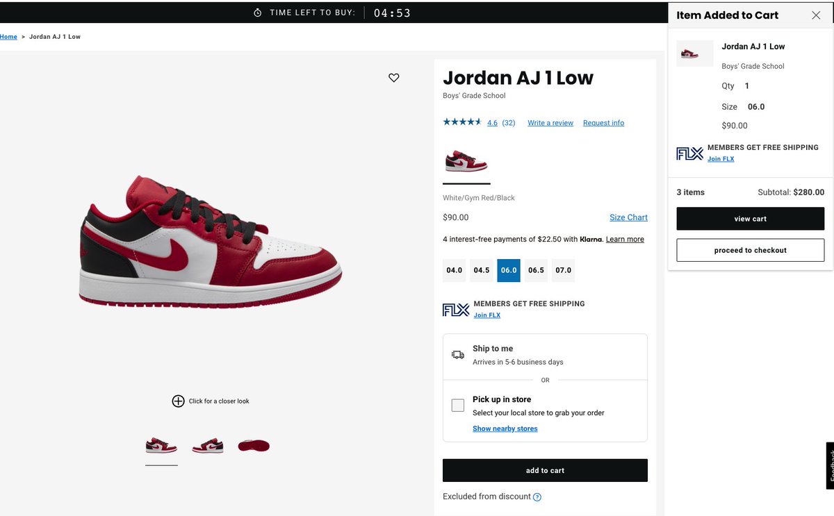 jordan 1 kids foot locker