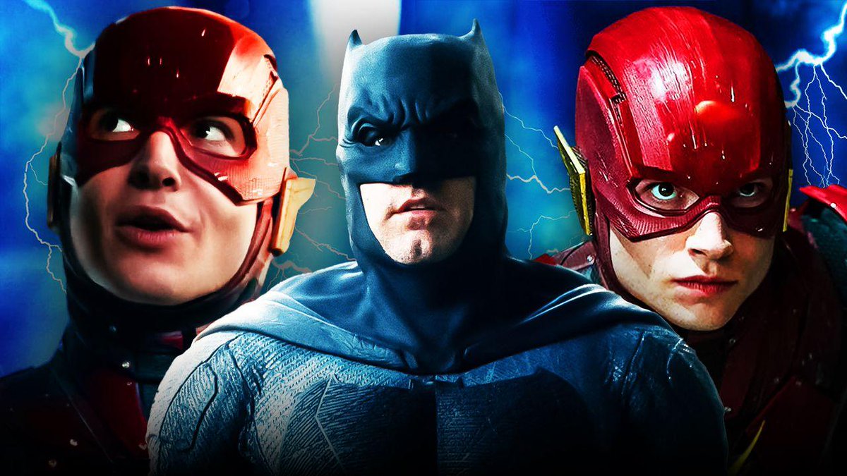 New panels from #TheFlash movie's prequel comic show Ben Affleck’s #Batman working with Ezra Miller's hero! Photos: thedirect.com/article/flash-…