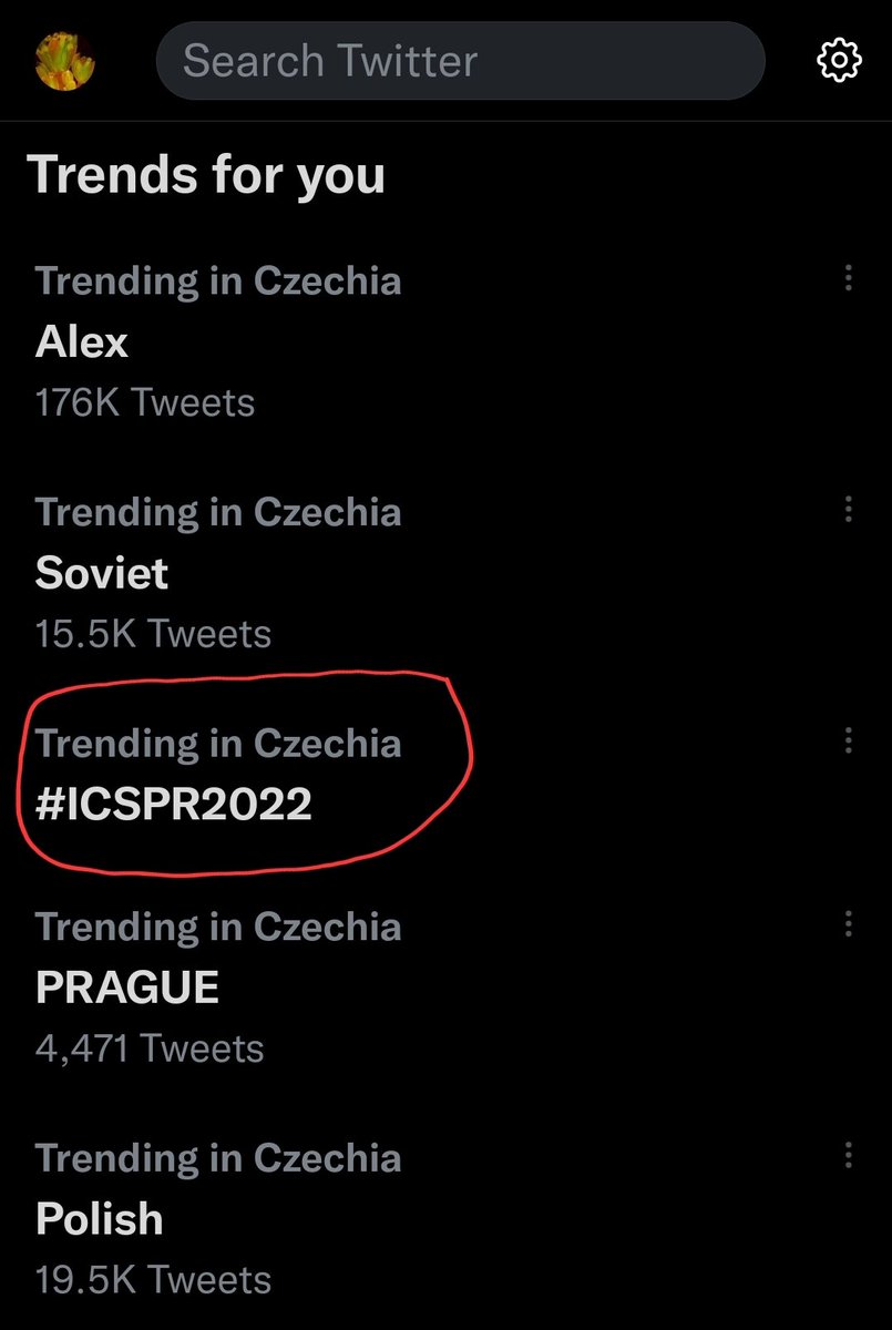 iampalash11's tweet image. #ICSPR2022 is trending in Czechia at number 4 position 👏👏👏
Sound great! #plantreproduction #Prague