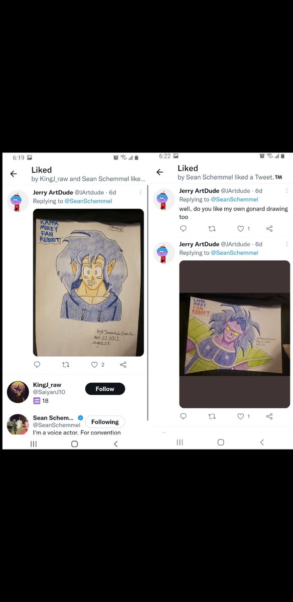 JArtdude's tweet photo. Well, thank you to Sean Schemmel liking my own draw too
#dragonball #dragonballz #dragonballkai #kappamikey #lilymu #gonard #seanschemmel #japanese #o @SeanSchemmel https://t.co/4fdxOyLOzy