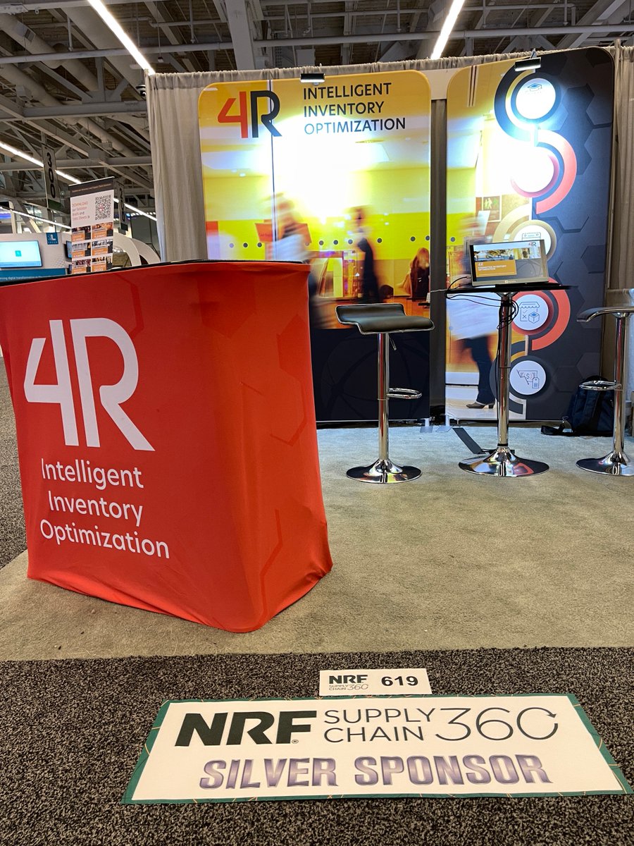 Day 2 of #NRFSupplyChain360  Looking forward to seeing everyone on the floor! Booth #619