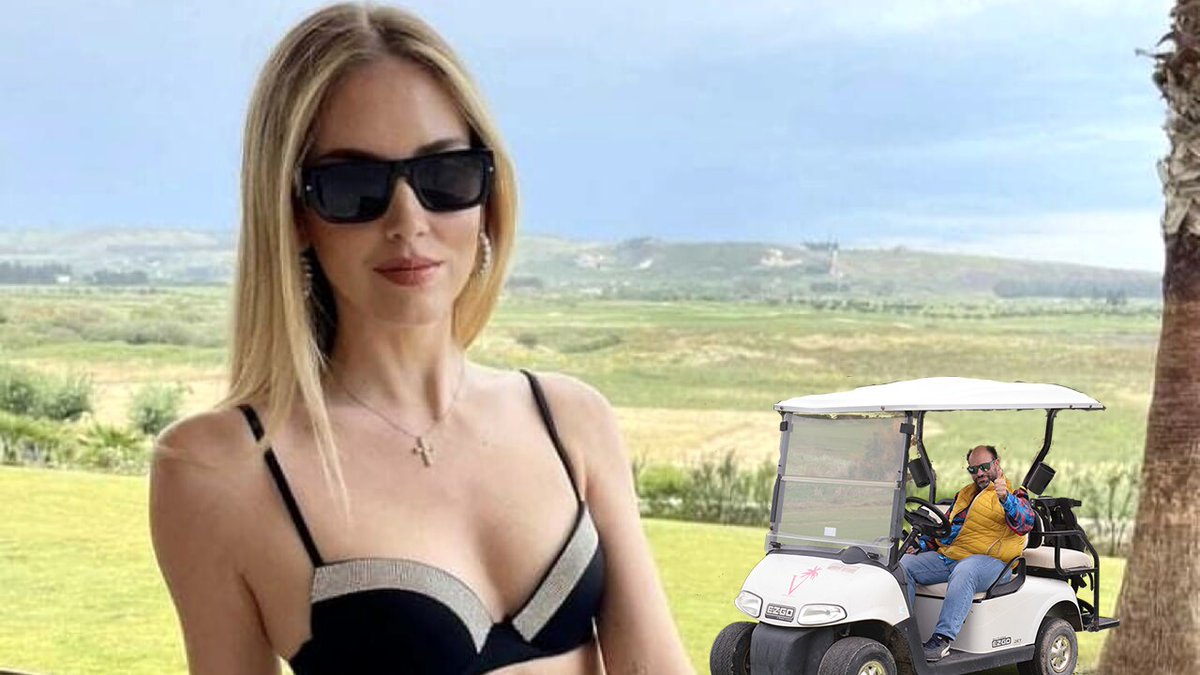 Io e <a href="/ChiaraFerragni/">Chiara Ferragni</a> ci prepariamo per #Sanremo2023 sul manto del #Verduraresort 😍😍