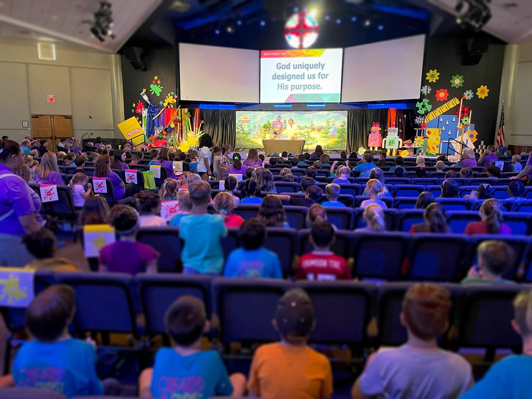 "God uniquely designed us for His purpose." Vacation Bible School 2022: Spark Studios is in full swing over here at FBCP!