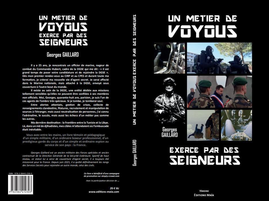 lebaubelaurent's tweet photo. L’univers de l’espionnage revient très fort dans l’univers littéraire 📚😎 Une autobiographie à découvrir, celle de @GeorgesKarapace
Je valide 🎯 #espionnage #litterature #france #servicesecret https://t.co/HK8gfPYH8C
