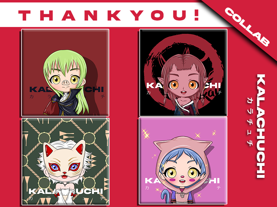 KalachuchiVerse's tweet photo. Thankyou @ppt_cutie @Projectyokai00 @LazyCatzNFT @Spacemeemoo for Partnering with us!🌺
#KalachuchiVerse #Mamoy #Yokai #Lazycats #Meemoo #collaboration #NFTCommunity #NFTProject https://t.co/OQWmkdKk3S