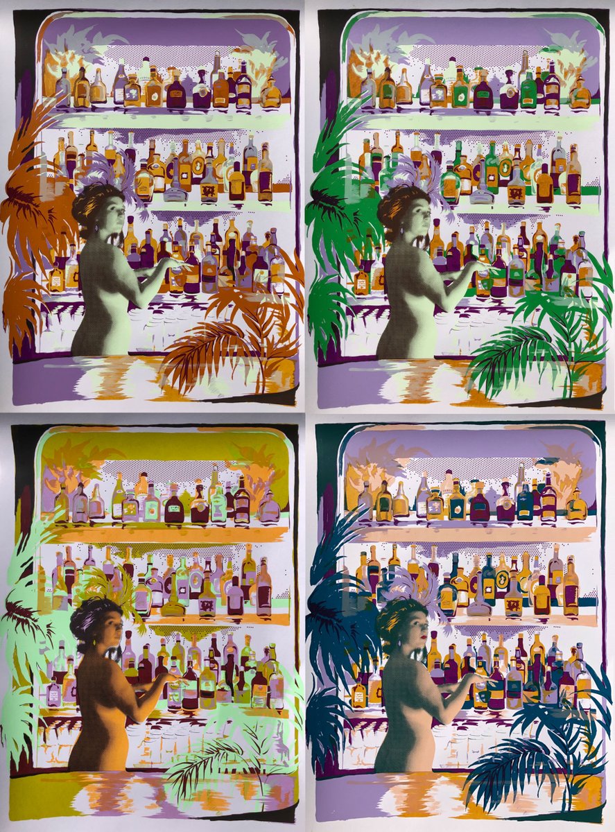 Zoe | 2022 | Siebdrucke auf Papier | Farbunikate | 100 x 70 cm