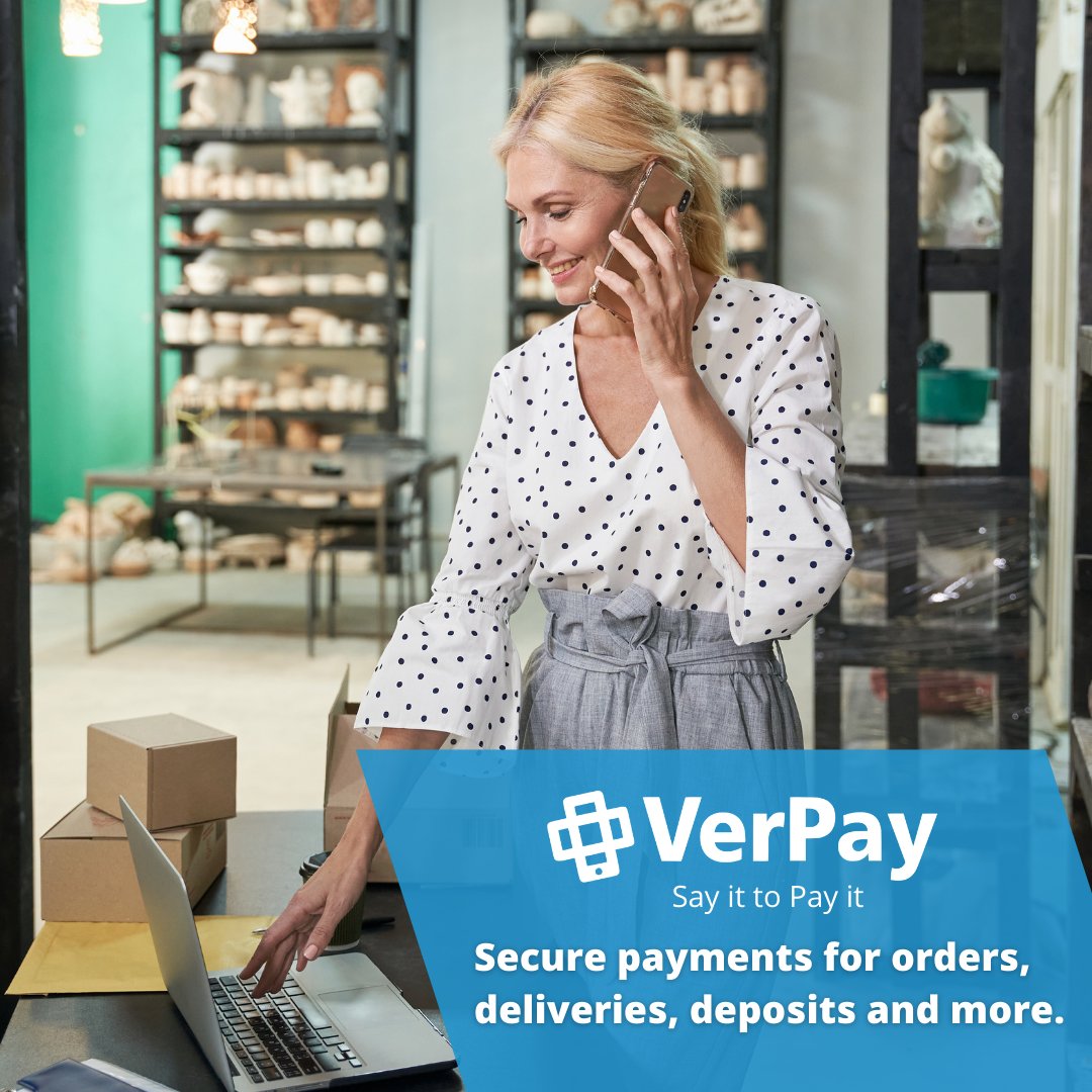 With VerPay you can easily secure payments for orders over the phone. No more waiting for payment confirmations or dealing with fraudulent purchases.  
If you would like to know more, email us at info@verpay.com. #verbalcommerce #paymentplatform #payment #paymentgateway #payments