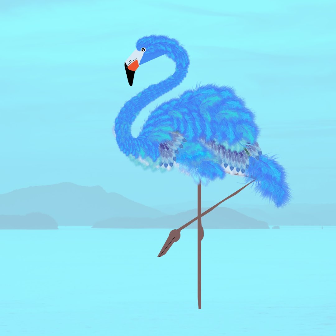 ————————————
💎💎💎 New drop💎💎💎

#foundation #NFTAart

1/1
Blue Flaminga Albina
0,015 - 0,02 ETH

*Special edition about my lovely artist <a href="/foxvegan/">Albina Li</a> 💛💛💛

Link⬇️