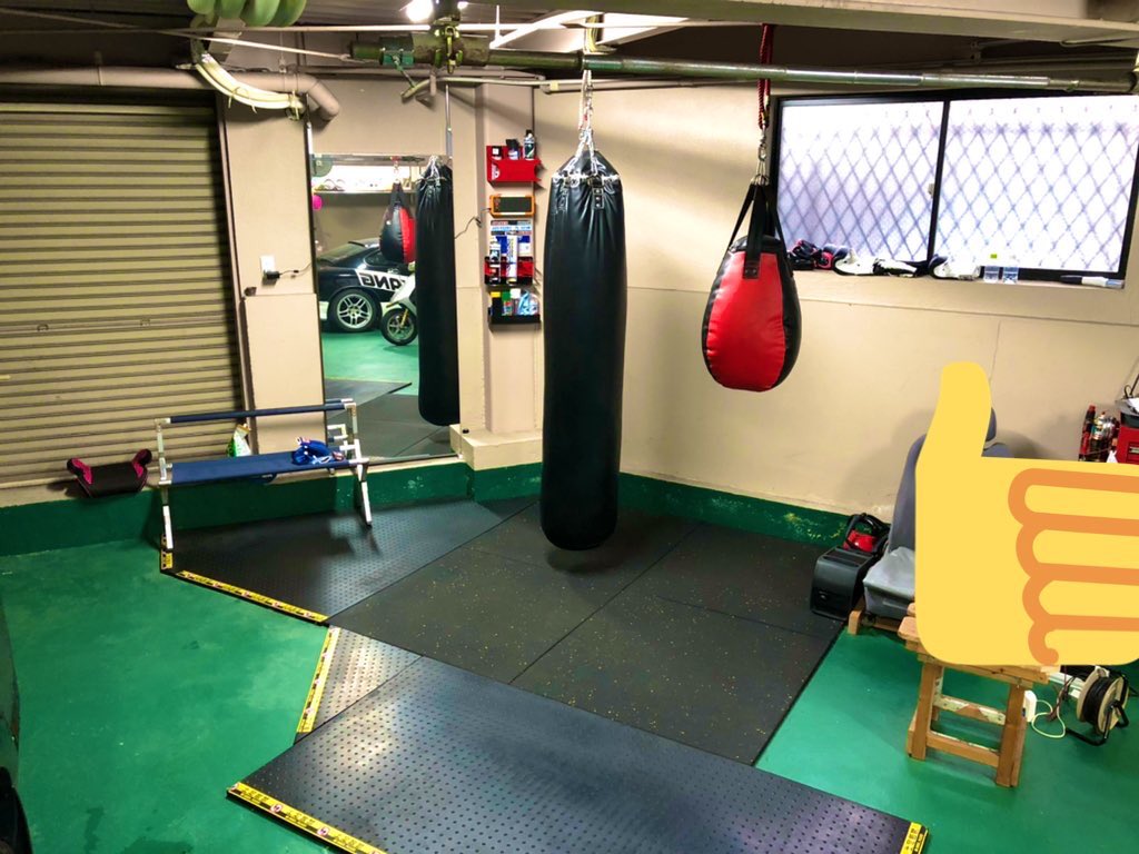 ringo_man's tweet photo. ホームジムなう！

#サンドバッグ #サンドバッグ打ち #ワークアウト #フィットネス #体力作り #training #ホームジム #筋トレ #ホームトレーニー #workout #homegym #ホームトレーニング #自宅トレ #家トレ #宅トレ #ダイエット https://t.co/r977K1USPj