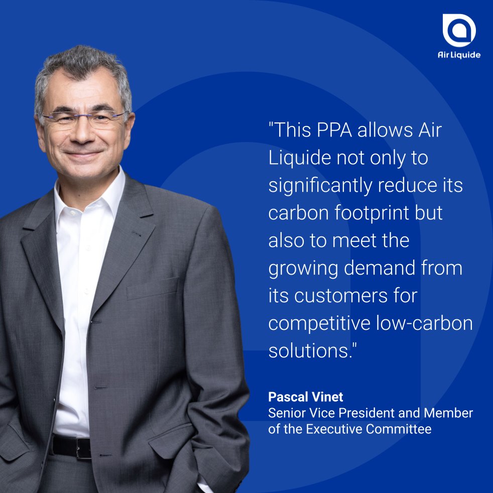 Air Liquide has signed with <a href="/VattenfallGroup/">Vattenfall Group</a> its biggest long-term power purchase agreement for #RenewableEnergy. This agreement will allow Air Liquide to cover more than 30% of the Group's current electricity consumption in the Benelux.👉 airliquide.com/group/press-re…