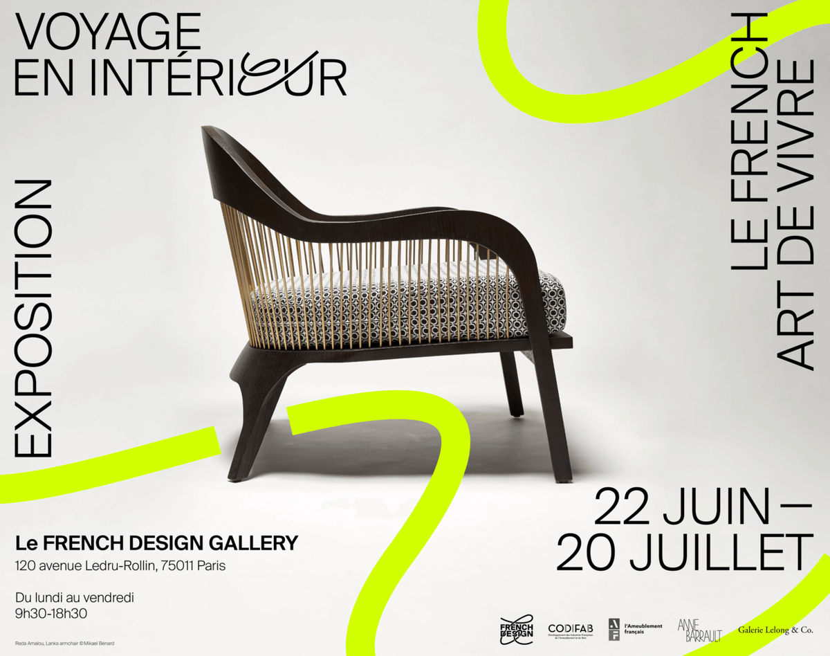 l'Ameublement français (@ameublementfr) on Twitter photo 👁️A voir : découvrez l'exposition "Voyage en Intérieur, Le French Art de Vivre", par Le FRENCH DESIGN by VIA.
📅 Du 22/06 au 20/07 à <a href="/leFrenchDesign/">Le FRENCH DESIGN by VIA</a> GALLERY, 120 avenue Ledru Rollin, Paris. Vernissage mercredi 22/06, 18h30. bit.ly/3tKFGYf
#design #ameublementfrançais 👁️A voir : découvrez l'exposition "Voyage en Intérieur, Le French Art de Vivre", par Le FRENCH DESIGN by VIA.
📅 Du 22/06 au 20/07 à <a href="/leFrenchDesign/">Le FRENCH DESIGN by VIA</a> GALLERY, 120 avenue Ledru Rollin, Paris. Vernissage mercredi 22/06, 18h30. bit.ly/3tKFGYf
#design #ameublementfrançais