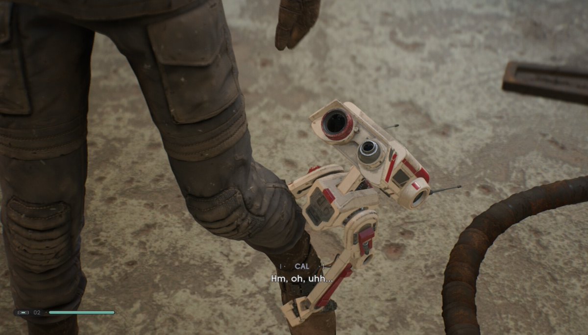 "Pick me up, Cal!" 😍😍 Gotta love BD-1! #Stadia #GoogleStadia #StarWars <a href="/EAStarWars/">EA Star Wars</a> #StarWarsJediFallenOrder @ @GoogleStadia