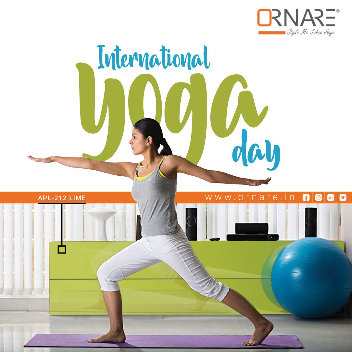 Ornare_Panels's tweet photo. Practicing yoga daily unearths a vibrant personality. Have a healthy and happy life. 

#HappyInternationalYogaDay #internationalyogaday #yoga #yogaday  #yogaeverywhere #yogaposes #fitness  #highglossacrylicpanels #ornare #kitchens #ornarepanel #scratchresistantgloss https://t.co/jEpd8jy6Fz