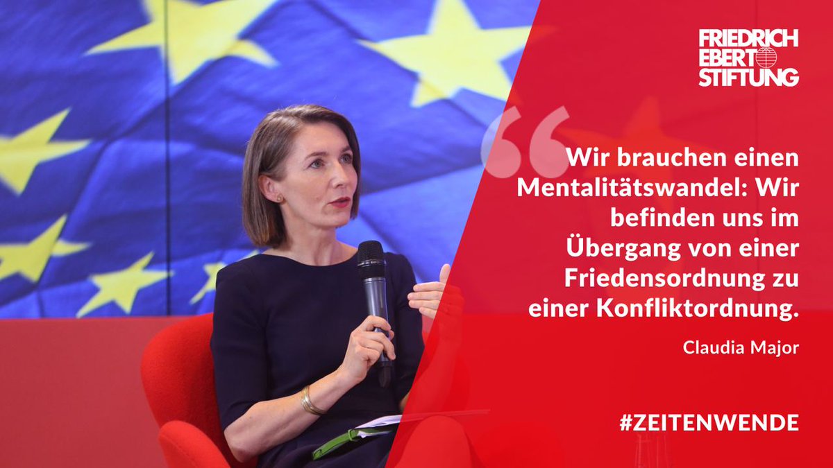 Claudia Major, Forschungsgruppenleiterin Stiftung Wissenschaft und Politik, , am 21. Juni in Berlin auf der FES-Konferenz zur Zeitenwende.