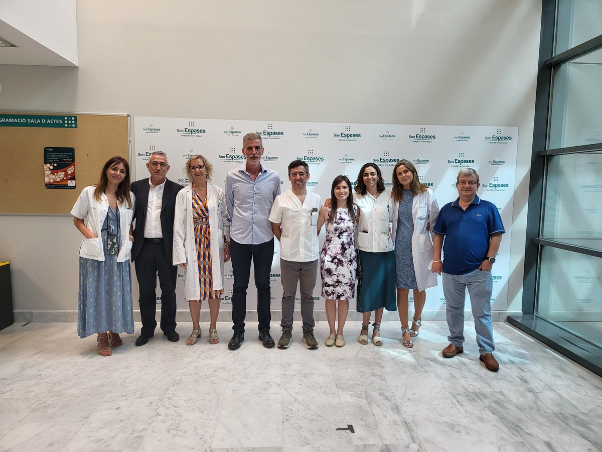 mbotana's tweet photo. Qué mejor forma d estrenar el #Verano2022 q compartiendo #Ciencia con grandes ponentes y clinicos en la 1ª Jornada de la Unidad de #Lípidos y RCV del H. U. Son #Espases. @sea_es
Un placer y un gran honor. #DrArgüelles #DraNoval #DraGómez #DraLlompart
@sociedadSEEN @TeresaArrobas https://t.co/qxZ5T9an87