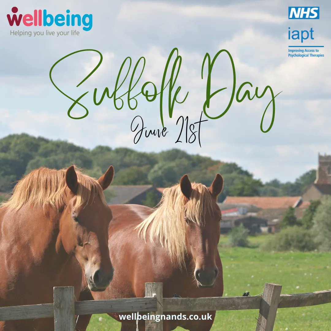 Wellbeing_Suff's tweet photo. Happy #SuffolkDay 💚

Today's a chance to celebrate the many wonderful places that make up our beautiful county!

Why not go for a walk, taking notice of all that's around you - it'll give your wellbeing a boost whilst you enjoy the best of Suffolk!

#FiveWaystoWellbeing #Suffolk https://t.co/FBens9bX63