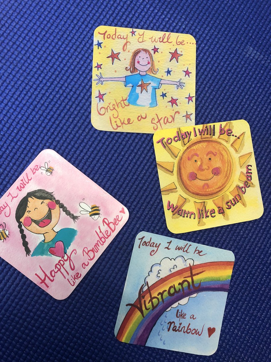 RelaxkidsHarrow's tweet photo. Sunshine and rainbows ๐๐
What a lovely set of affirmation cards the children picked at after school club. We repeated them together and discussed how it made us feel.The power of words can have a huge positive impact on our mental well-being.#shiftmindset #believe #affirmations https://t.co/H1T6GC97nC