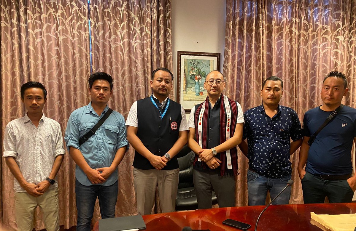 TseminyuC's tweet photo. Tseminyu District Cricket with NCA officials @Niathuresort #HyuniloAniloKhing #NCA https://t.co/DWTLvVmPBd
