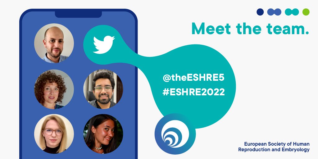 📣 We're very excited to announce this year's @theESHRE5 who will be taking the science of #ESHRE2022 to Twitter!
✅ Make sure to give them a follow ✅
👉 @AttilioDGM7
👉 @irigiri
👉 @drprateek_m
👉 @RebekkaEinenkel
👉 @IsaTul

🛵 #Milan here we come!