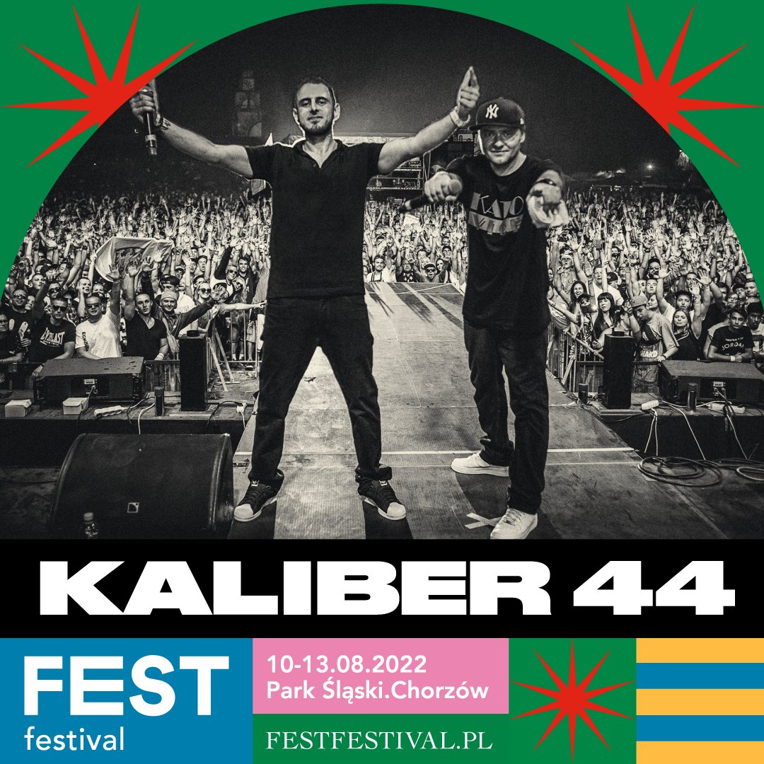 FESTFestivalpl's tweet photo. Legendarny Kaliber 44 dołącza do line-upu #FESTFestival2022 🚨 Bilety: https://t.co/i5JjHz0JG5 https://t.co/BoVDwc4uvp