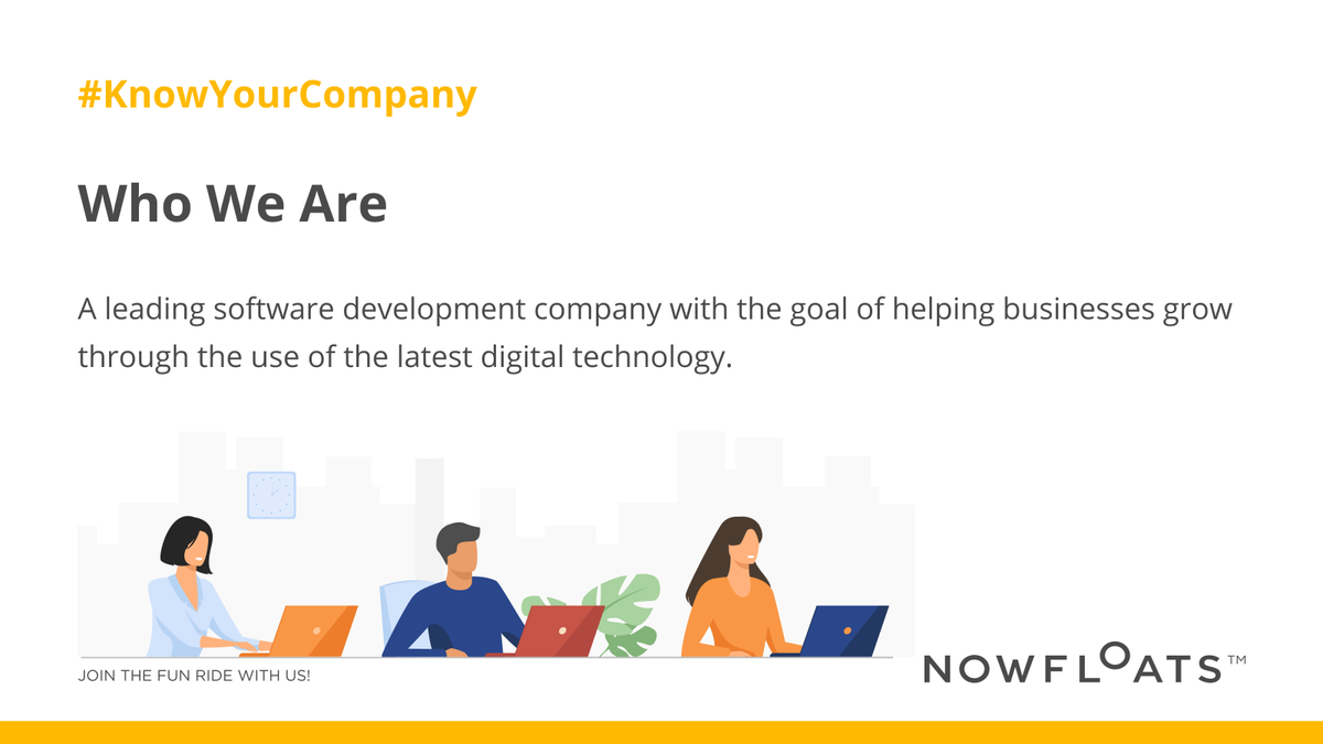 NowFloats's tweet photo. NowFloats is simplifying the digital journey of every business in India. Click here to know more: https://t.co/47d73h6JZk 

#nowfloats #insideNF #trusteddigitalpartner #Nfteam
#simplifying #digitaljourney #business #digital #india #KnowYourCompany https://t.co/5roMXC7ZAM