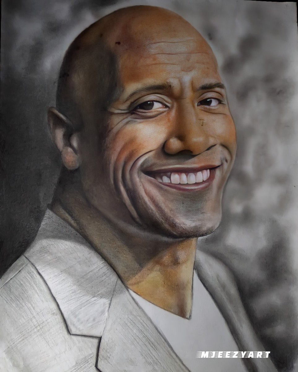 mjeezyart2's tweet photo. @TheRock 
@Pencilportraitm 
@art
@charcoalpencil
#charcoalpencil #pencilwork #worldofart
#crazypencil #drawings 

Pastel colour pencils on paper https://t.co/yGa07uw38U