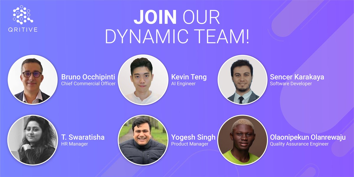 Our #team at Qritive is powered by a unique synergy of AI scientists, pathologists, software engineers &amp; regulatory experts, unified by our shared passion in advancing pathology in disease care. We have new positions open! Join us and make your mark, visit qritive.com/careers