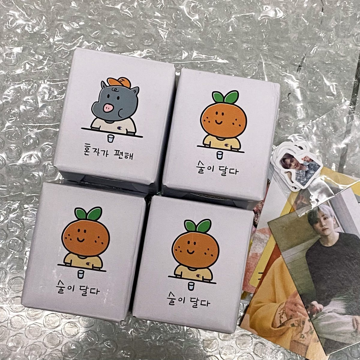 achoonie's tweet photo. 謝謝bb幫忙代購甜甜同款濟州島燒酒杯🥹🧡 杯子們都安全到我手上啦～ 找天約一約來個酒精之夜🍻🌃 

@yapzhihui2001 #zhfeedback https://t.co/ibI2R1zFGt