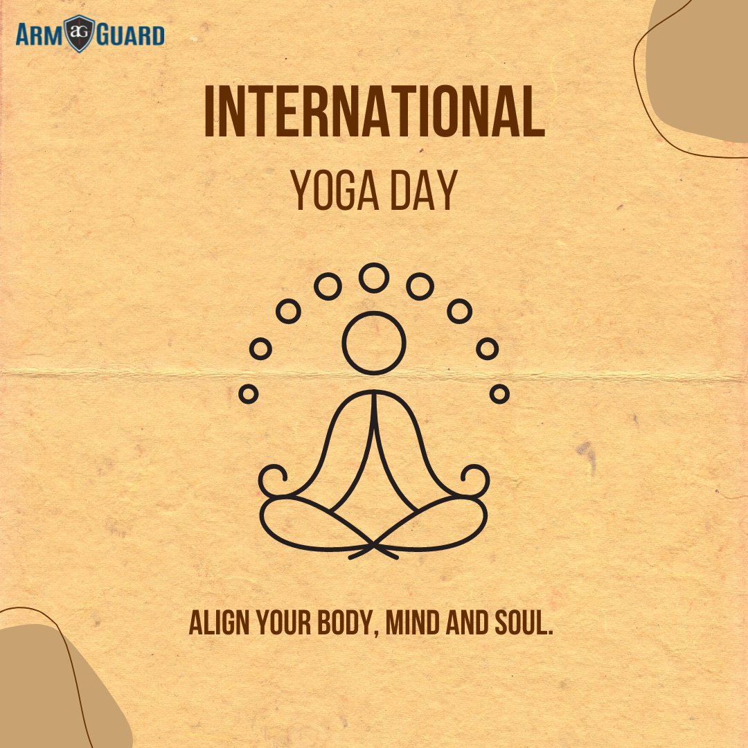 ArmguardS's tweet photo. Connect your body with your mind to experience wonders of bliss, tranquility, and health. Happy International Yoga Day to you all!
 
#InternationalYogaDay #yogaday #yoga #connectwithyoursoul #alignyourmind #spiritual #peace #healthy #healthcare #armguardsolutions #bliss https://t.co/A3X60TQ4VP