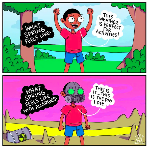 AllerScreening's tweet image. Mixed feelings about this funny and simulatneously sad joke of Mike Hinsons for Buzzfeed... Who has ever felt like that? 🤣🖐️