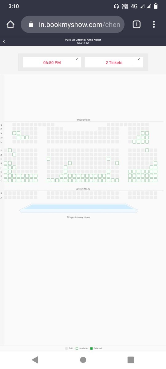 sureshsubrama14's tweet photo. PVR, satiyam cinimas evening show today 🔥🔥🔥 #vikram #VikramAllTimeRecord #VikramRoaringSuccess #VikramFDFS #VikramIndustryHit #VikraminAction https://t.co/QBMiuFGyQT