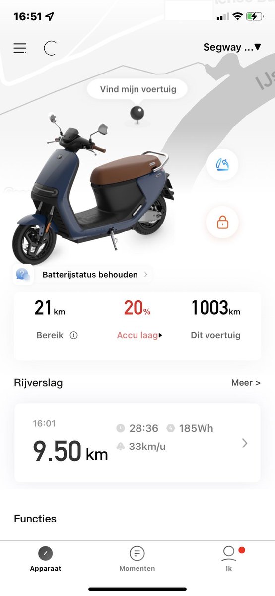 SegwayMotors's tweet photo. How many miles has your Segway eScooter driven? Check your Segway-Ninebot APP to find out!
#Segway #motor #BeSmartRideOn #ElectricScooter #ElectricMoped https://t.co/6JIpzv0lKE