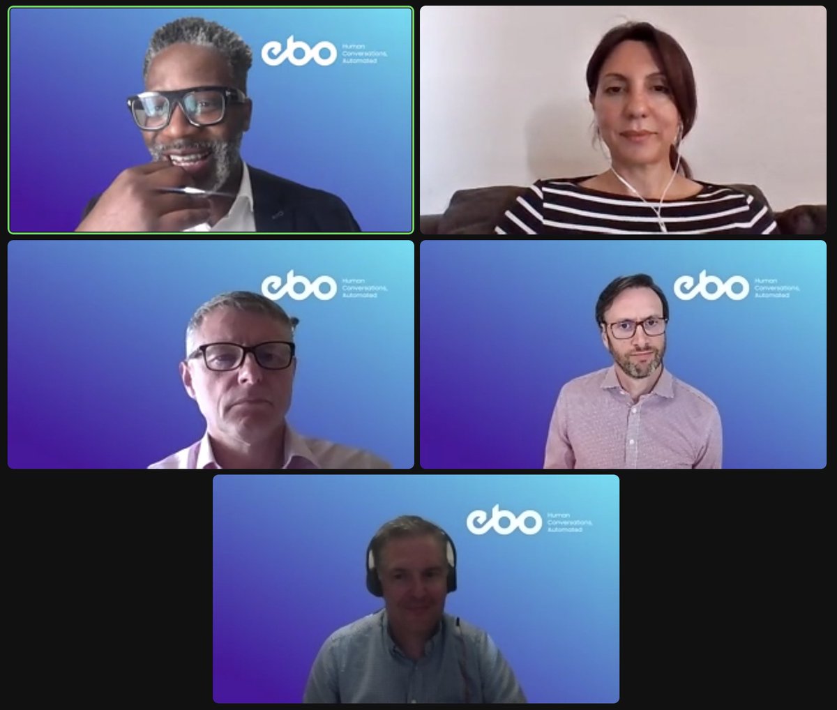The @EBO_ai webinar on #AI in #healthcare kicks off to a great start. Working with @NHSuk to improve patient experience & reduce waiting lists through #automation is a key opportunity, and mission, for us.