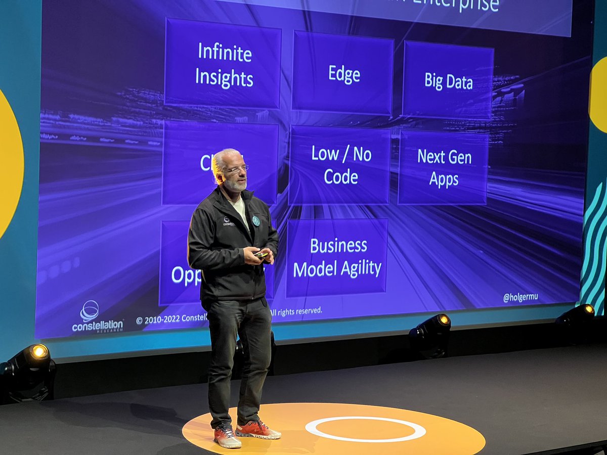 mortenprom's tweet photo. Great pretension about the digital journey and why low code matters by @holgermu at #NeptuneIMPACT festival #IMPACT https://t.co/CxKTBsSF0W