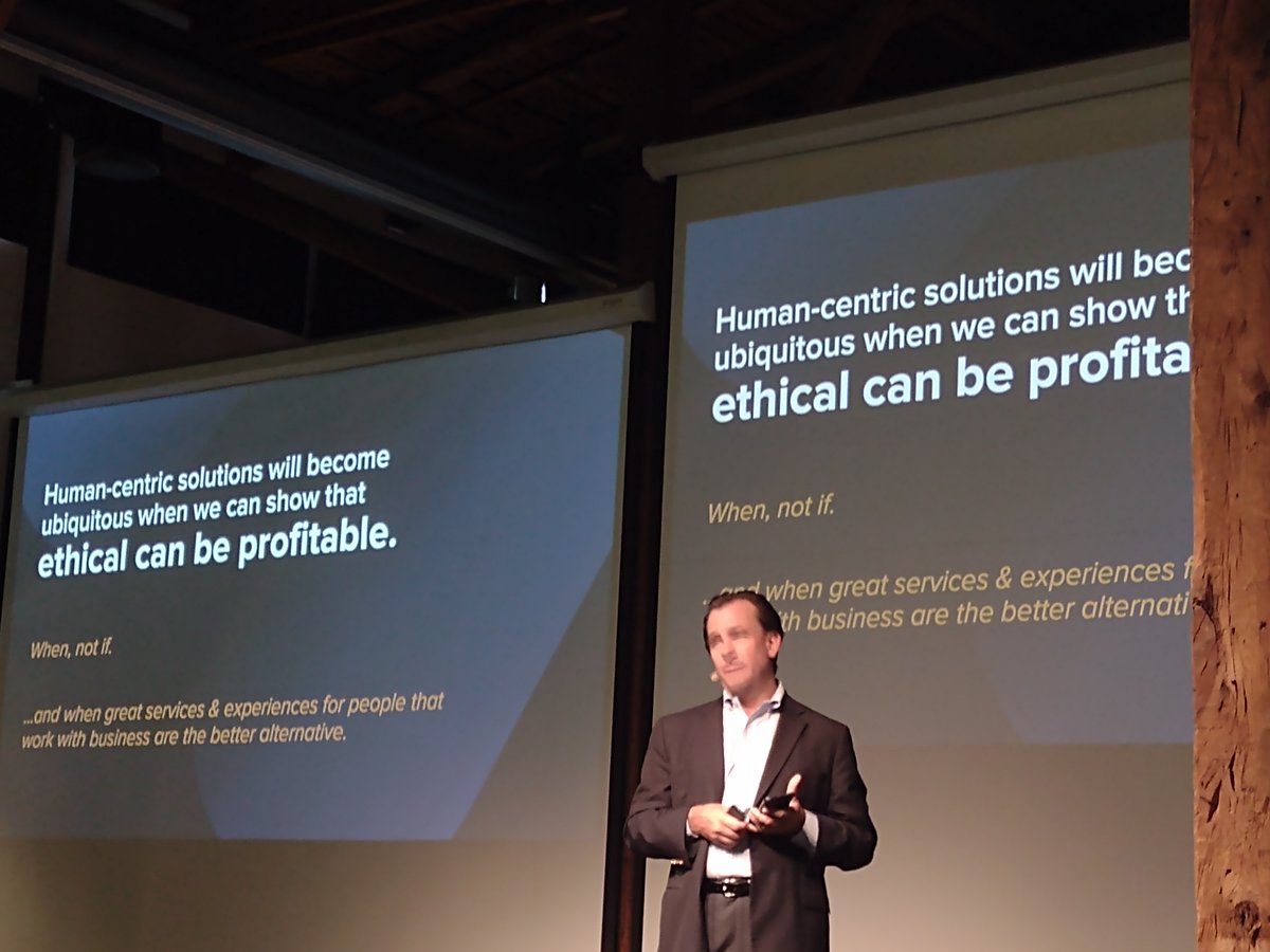'Ethical can be profitable', Charles Walton of <a href="/Avast/">Avast</a> explains at #MyData2022 . Indeed that is a fundamental part of The <a href="/mydataorg/">MyData.org</a> #mydata ethos. #databusiness