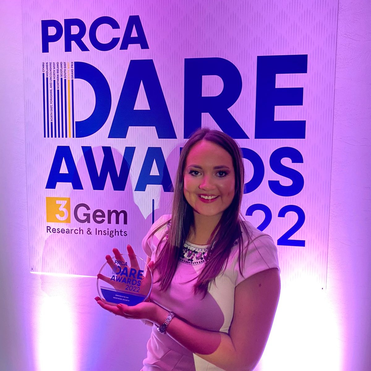 OrchardPR's tweet photo. The stars aligned for team Orchard last night! ⭐ We're over the moon for our amazing Account Manager @MeganeThoume who was announced as the #PRCADare Awards' Rising Star of the Year for the South West.
@PRCA_HQ #PR #TeamSuccess https://t.co/KAY16mpEwo