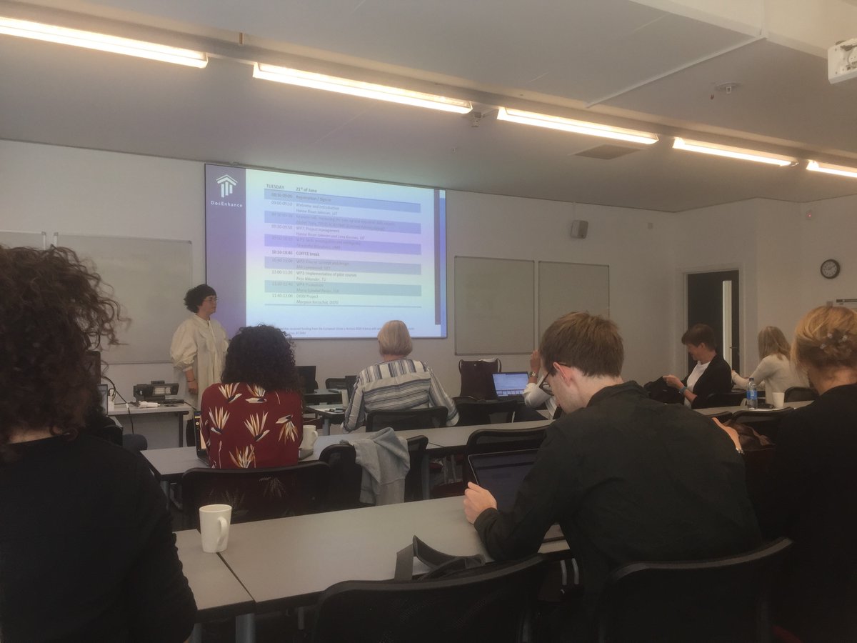 DocEnhance's tweet photo. Great to be here in Manchester for @DocEnhance 2d annual meeting in person! @BarbelTress kicks of the day with a keynote on increasing the take-up and impact of skills courses. https://t.co/EjDhywM48P