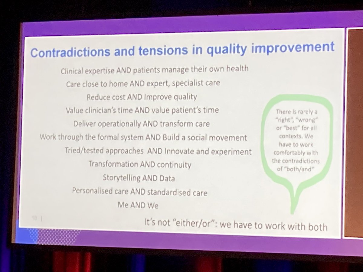 simontulloch's tweet image. #creatingtomorrowtoday with @goranhenriks &amp;amp; @HelenBevan . Embrace the #contradictions AND #tensions by naming, and reframing and seeing the opportunities… @QualityForum #Quality2022 @patientsikker