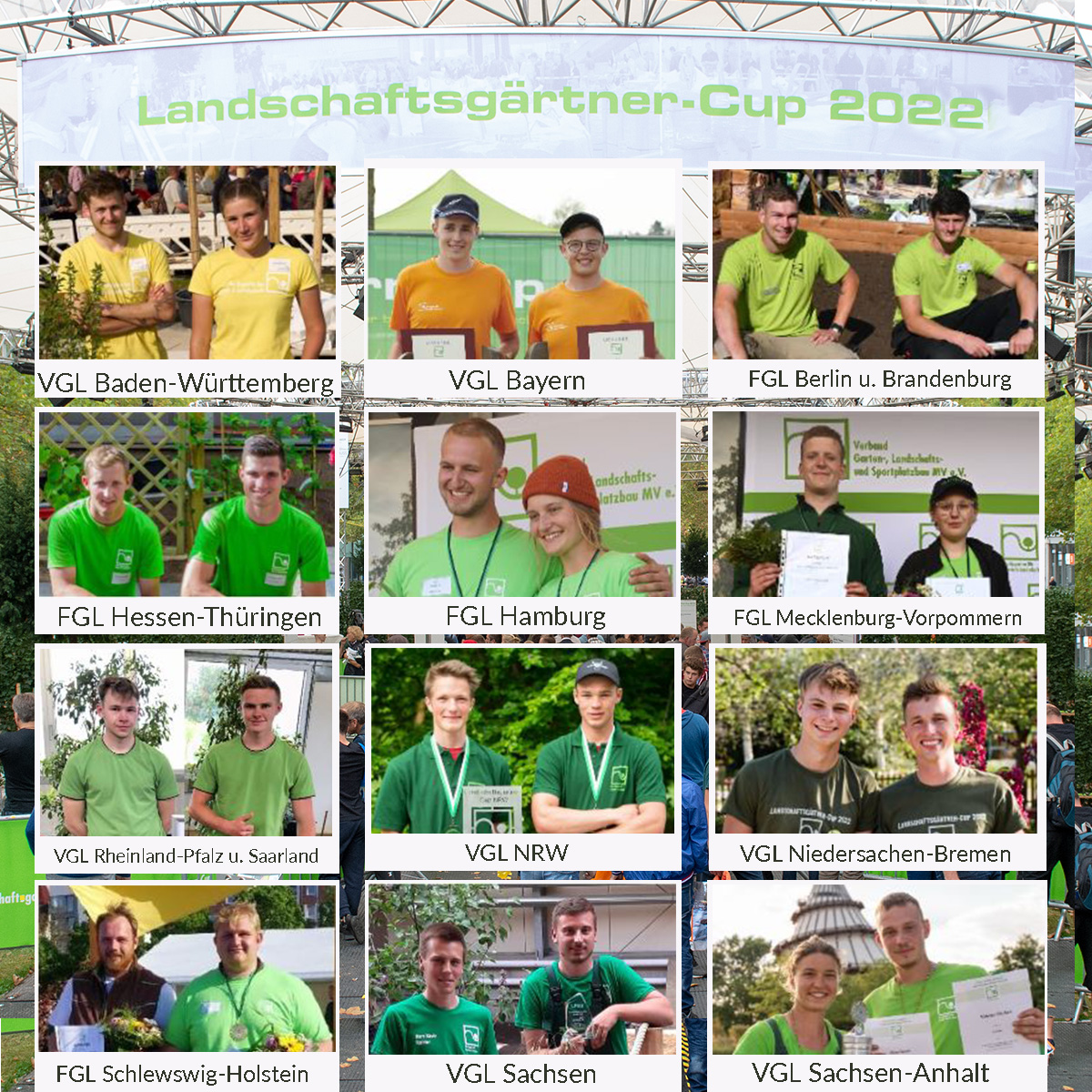 GaLaBau_BGL's tweet photo. Der Landschaftsgärtner-Cup: ein echtes Highlight der GaLaBau-Messe. Die TeilnehmerInnen für den Landschaftsgärtner-Cup 2022 stehen fest.

 https://t.co/AjRn1JdctI

#galabau #messegalabau #galabau2022 #galabau22 #landschaftsgärtner #wetttbewer #challenge #azubi #ausbildung https://t.co/1tVTtse1UB