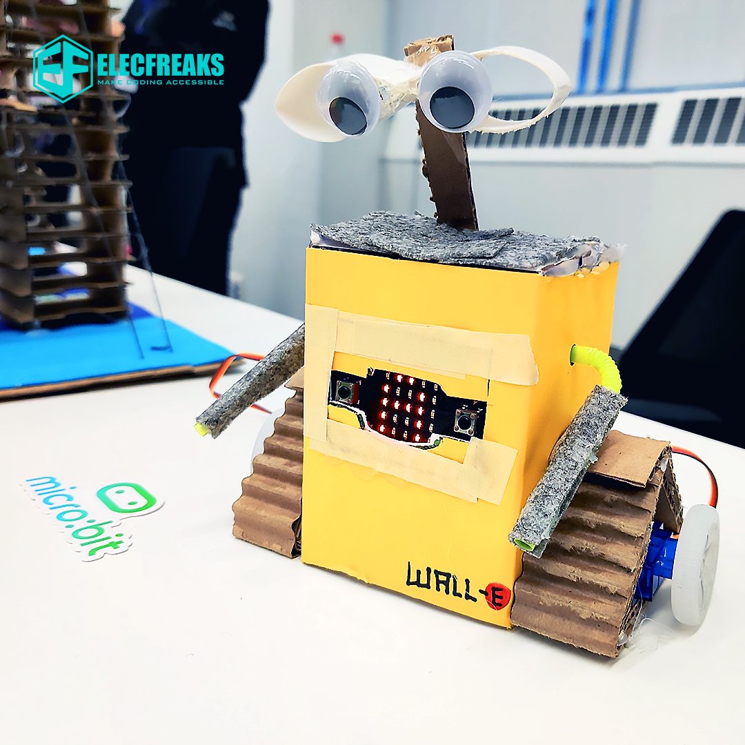 elecfreaks's tweet image. 🍧Amazing DIY for micro:bit 🍧
Hi, ELECFREAKS is watching you.👀
#elecfreaks #microbit #microbitprojects #BBC #lego #steamkids #robots #robotica #robotech #robotdesign #makers #teachingkids #engineeringstudent #engineering #education
 𝙎𝙝𝙤𝙥 𝙣𝙤𝙬 >>elecfreaks.com