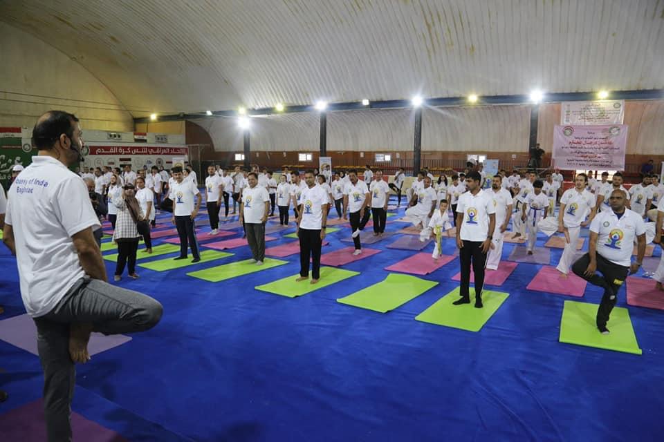 Another step towards inner peace!
Iraq celebrates International Day of Yoga!
#IDY2022 #YogaForHumanity #Baghdad
<a href="/SriSri/">Gurudev</a> <a href="/ArtofLiving/">The Art of Living</a> <a href="/EI_Baghdad/">India In Iraq</a> <a href="/moayush/">Ministry of Ayush</a> <a href="/MEAIndia/">Randhir Jaiswal</a>