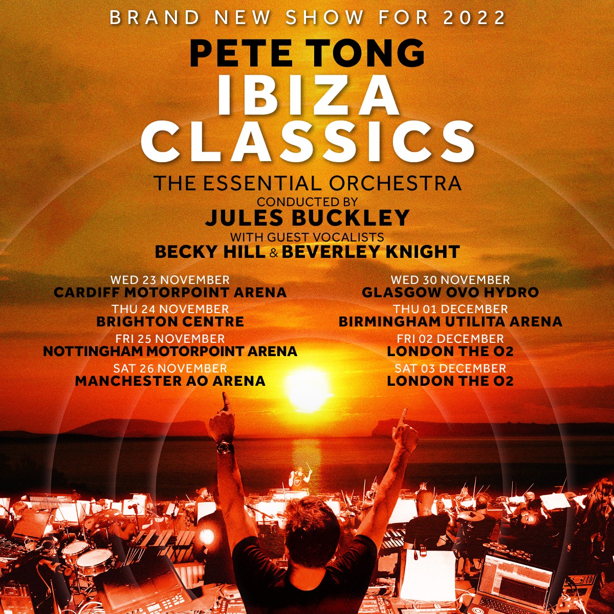 ICYMI || #Brighton, we have just had confirmation of Guest Vocalists @BeckyHill & @Beverleyknight joining @julesbuckley with @petetong and #TheEssentialOrchestra for @IbizaClassics_ 

Get your tickets NOW 👉ow.ly/F1RY50JCqe0