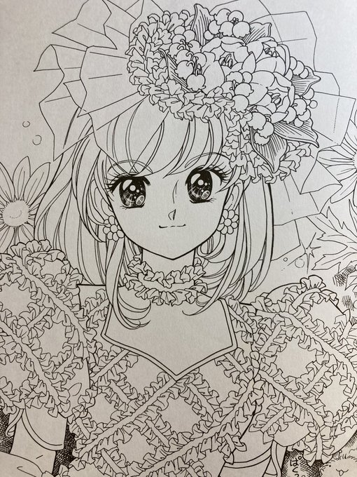 ジョアンナってぬりえの
この娘がめっちゃ好き。
(こんぐらいキレイに線画引ければな〜🤨) 