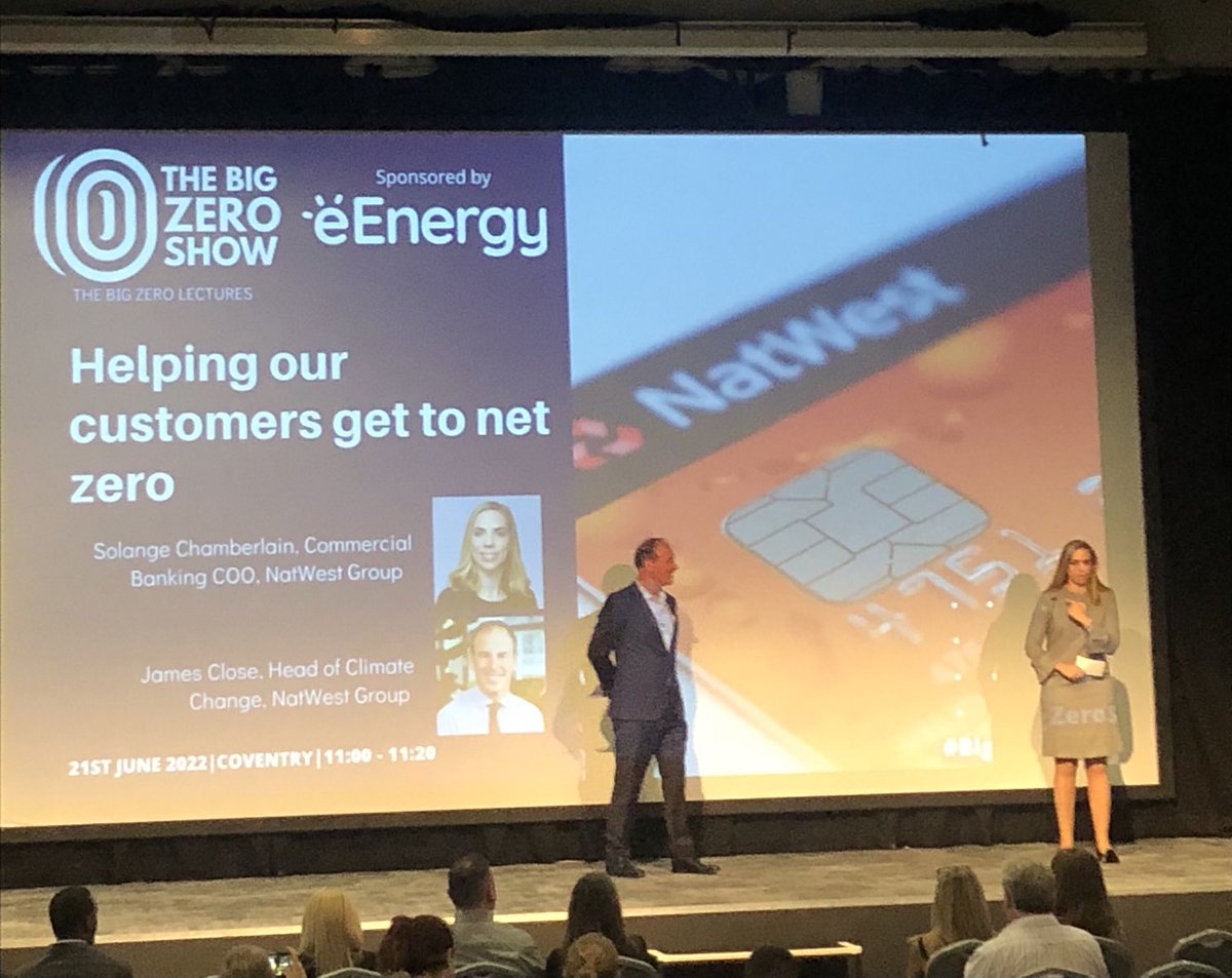 Great to hear from Solange Chamberlain and James Close in Coventry about how we are engaging customers in the drive to net zero #BigZeroShow ⁦<a href="/NatWestBusiness/">NatWest Business</a>⁩ ⁦@NatWestComm⁩