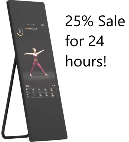 DebbieHarrisss's tweet photo. 25% Sale for 24 hours! Don't miss out on it! #fitness #mirror #sale https://t.co/oNl3bdGJLl