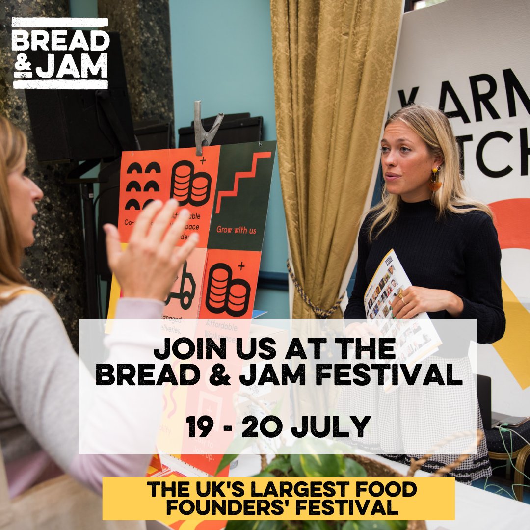 We will be at <a href="/breadjamfest/">Bread & Jam</a> powered by GS1 next month (19th-20th July) the UK's largest food founder's festival. 
Come along to Stand 57 and say hi!
Need tickets? Use our Tidy Studio discount code:   eventbrite.co.uk/e/243627625787…
See our work: tidy.studio/sector/food-an…
#breadjamfest