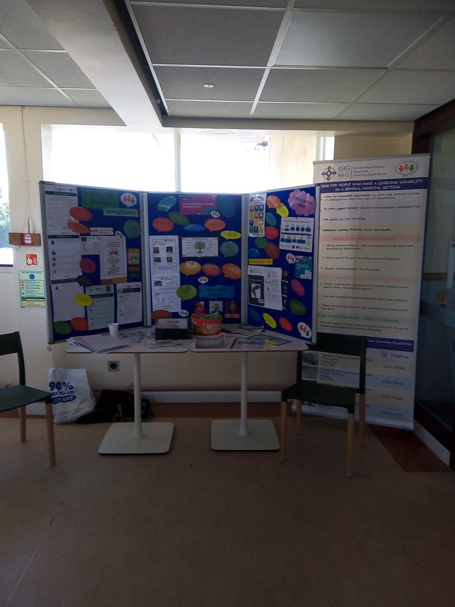 Learning Disability Awareness week. Come and visit us at Glangwilli Hospital outside the canteen
<a href="/Paulriddfound/">Paul Ridd Foundation</a> <a href="/lynseyd21/">Lynsey Davies</a> <a href="/HywelDdaHB/">Hywel Dda UHB</a> <a href="/lauraa6954/">laura ann andrews RN(LD)</a> <a href="/NerysLewis3/">Nerys Lewis</a>