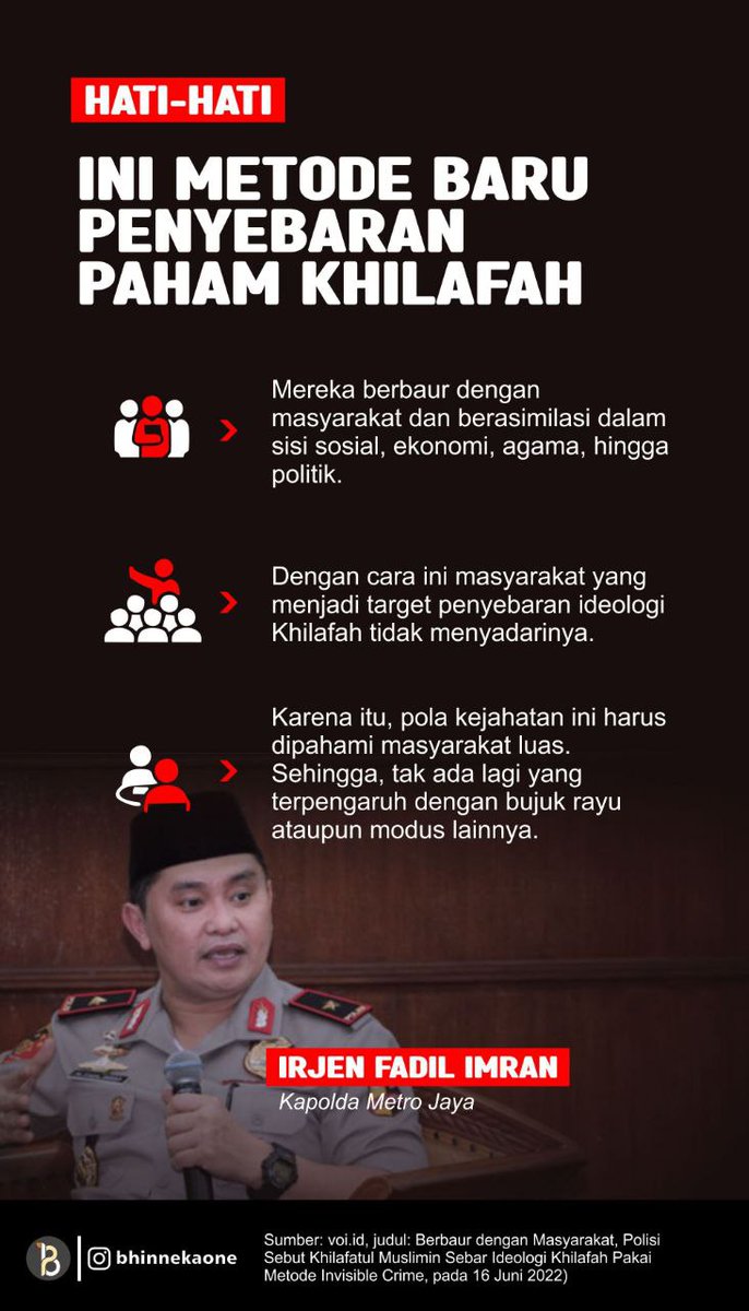 Kita semua jangan sampai tertipu dgn narasi aktivis khilafah yg selalu mbawa nama agama Islam,  itu cuma dijadikan alat untuk gapai tujuan politiik mereka, kenali lagi perhatikan metode baru dan atau cara mereka menyebarkan paham khilafah (5) <a href="/NayDonuts/">🐥 EasyPeasy</a> <a href="/GagakNew/">Sandale_Kiyai🇮🇩🇮🇩</a> <a href="/Hokage_C1R3N6/">Hokage Cireng ⚪️</a>